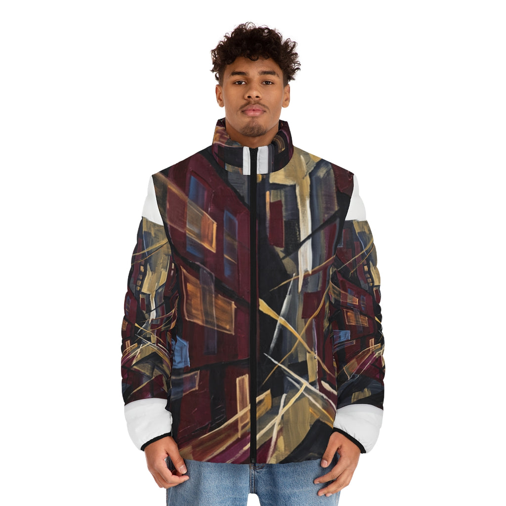 Men's Puffer Jacket - Urban Perspective | Echovira Gallery