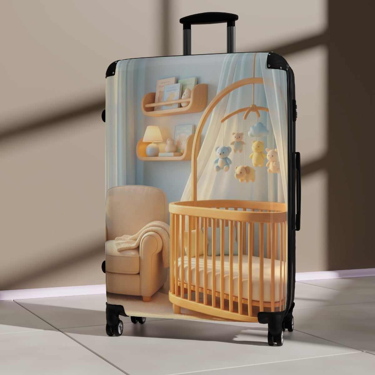 Serene Journey Suitcase - Aesthetic Travel