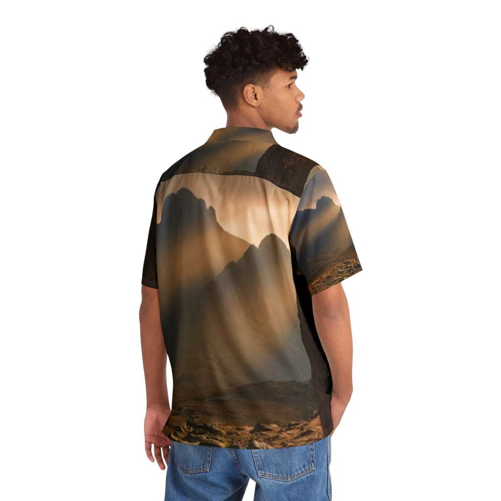 Men's Hawaiian Shirt - Mystic Monolith Ancient Persian... |...