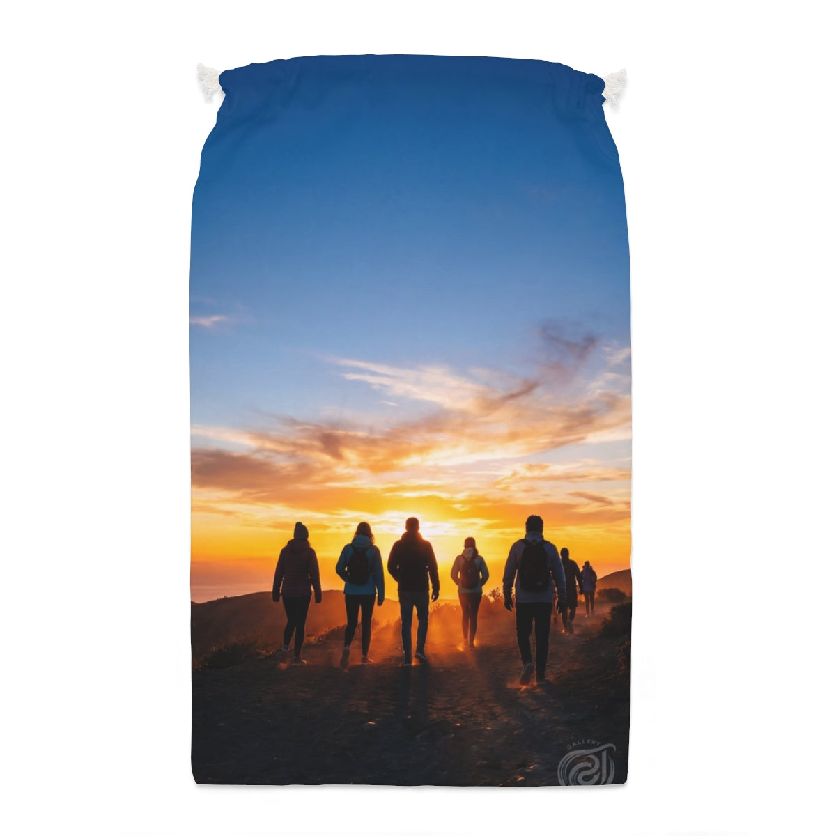 Storage Sack - Sunset Mountain Horizon | Echovira Gallery