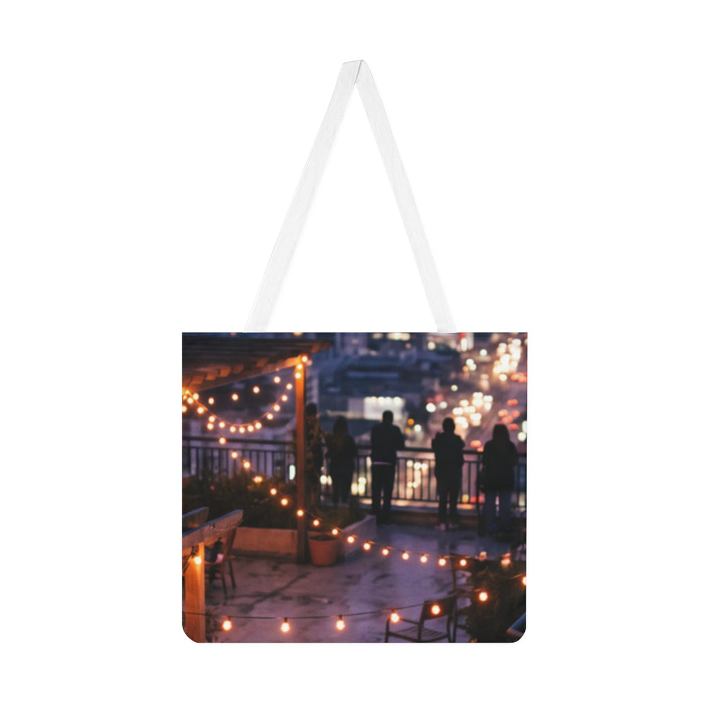 Shoulder Tote Bag - Rooftop Nights - Cinematic Urban... |...