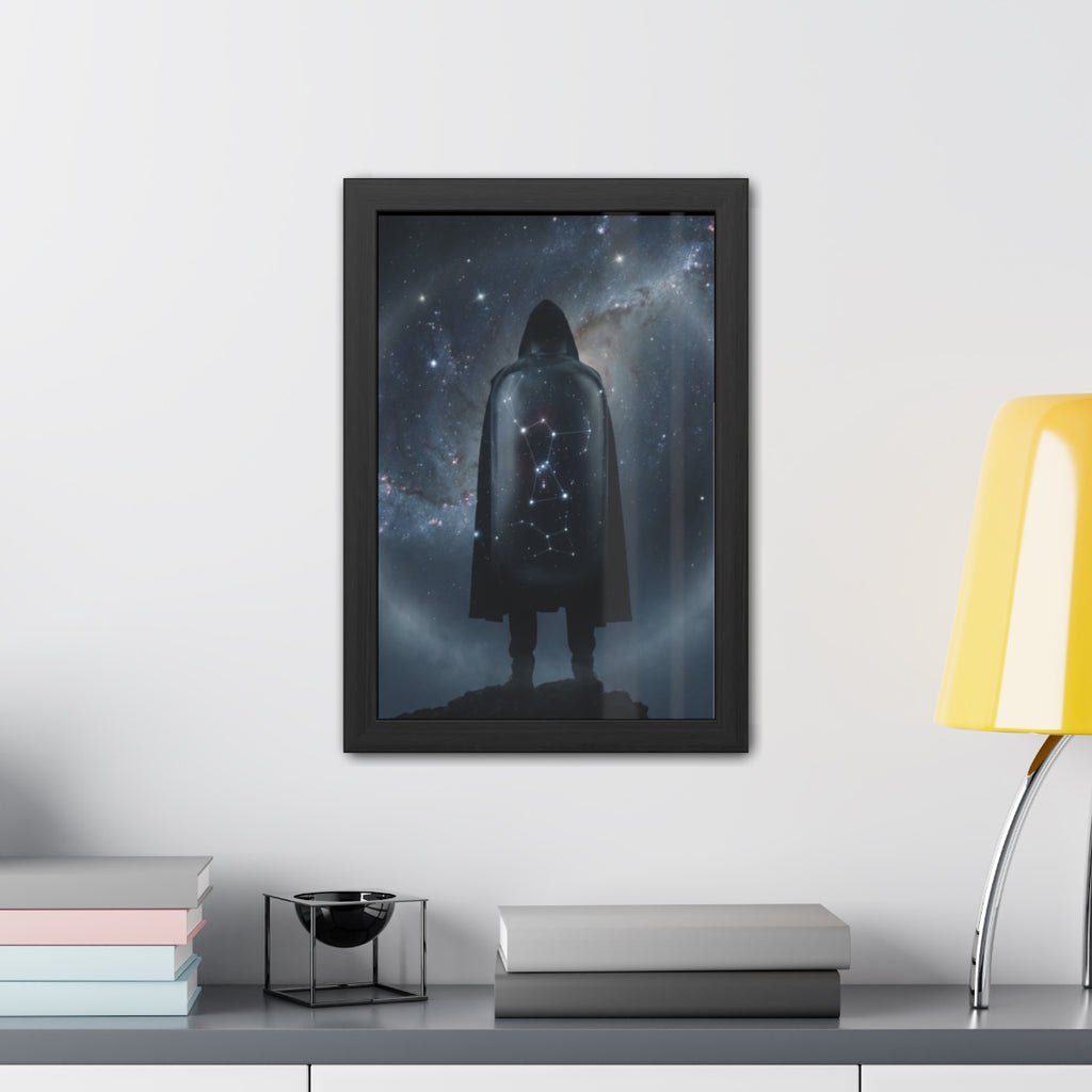 Framed Poster - Orion Cosmic Voyager — Portrait (8×12, 9×11...