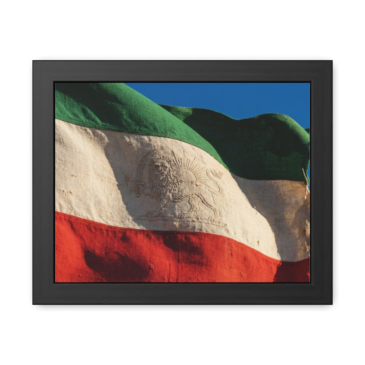 Framed Wall Art - Heritage Flag — Landscape