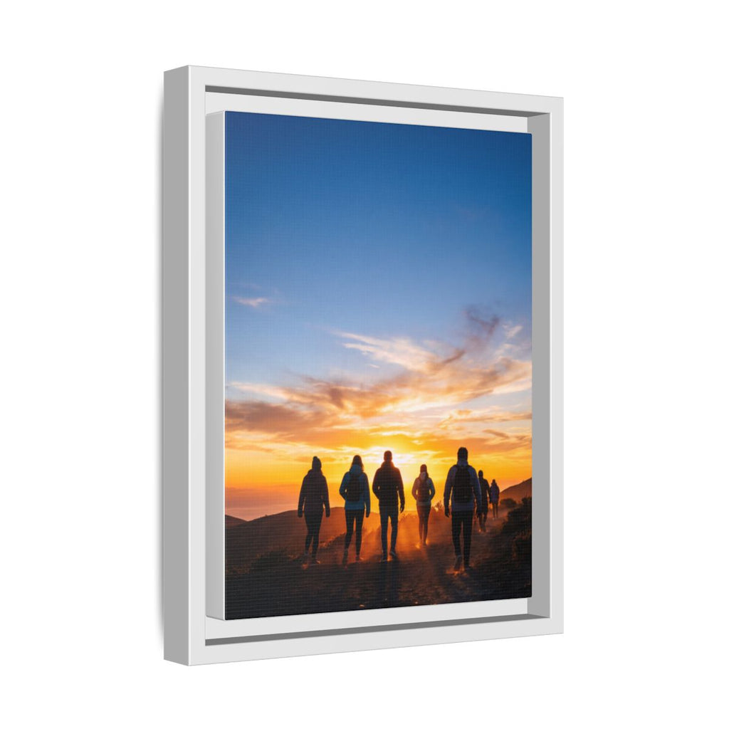 Matte Canvas, Framed - Epic Dawn Trek