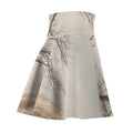 Women's Skater Skirt - Winter Branch Solitude Landscape |...