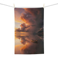 Microfiber Tea Towel - Sunset Reflection | Echovira Gallery