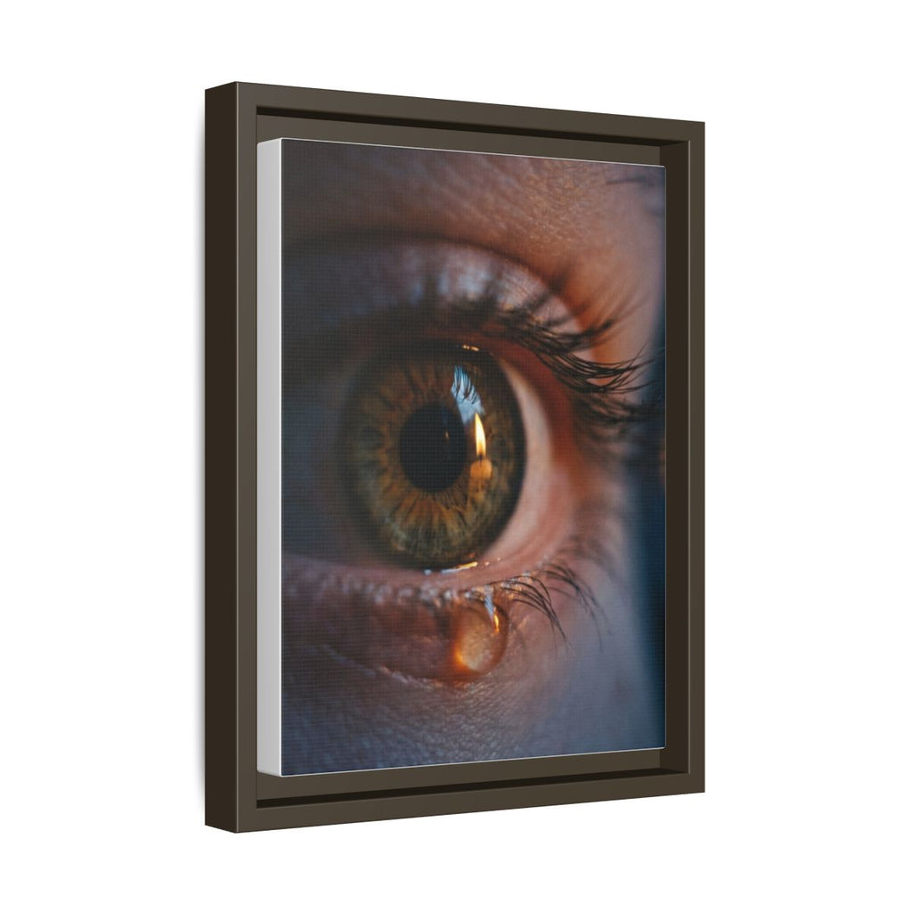 Matte Canvas, Framed - Luminous Tear
