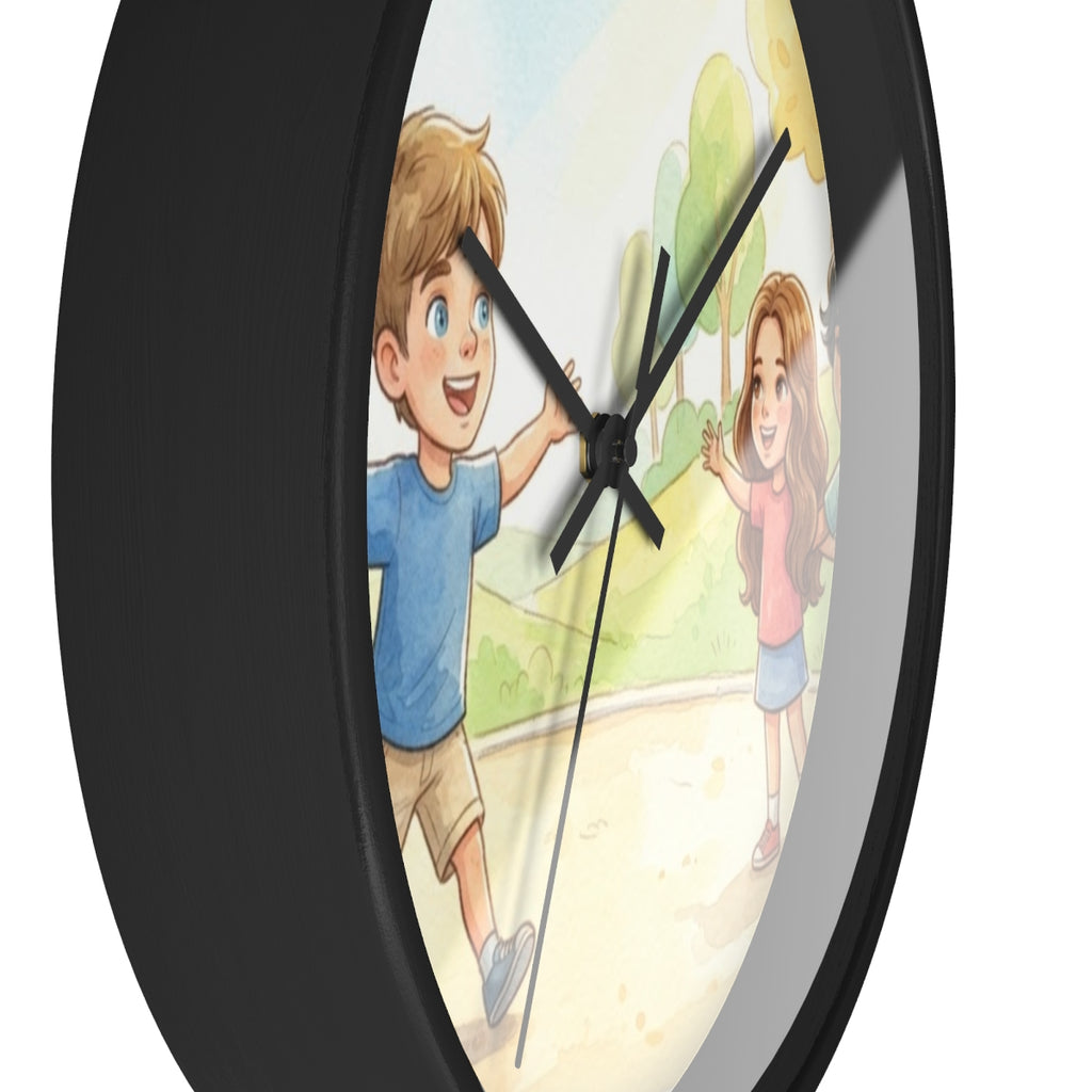 Wall Clock - Meadow Time | Echovira Gallery