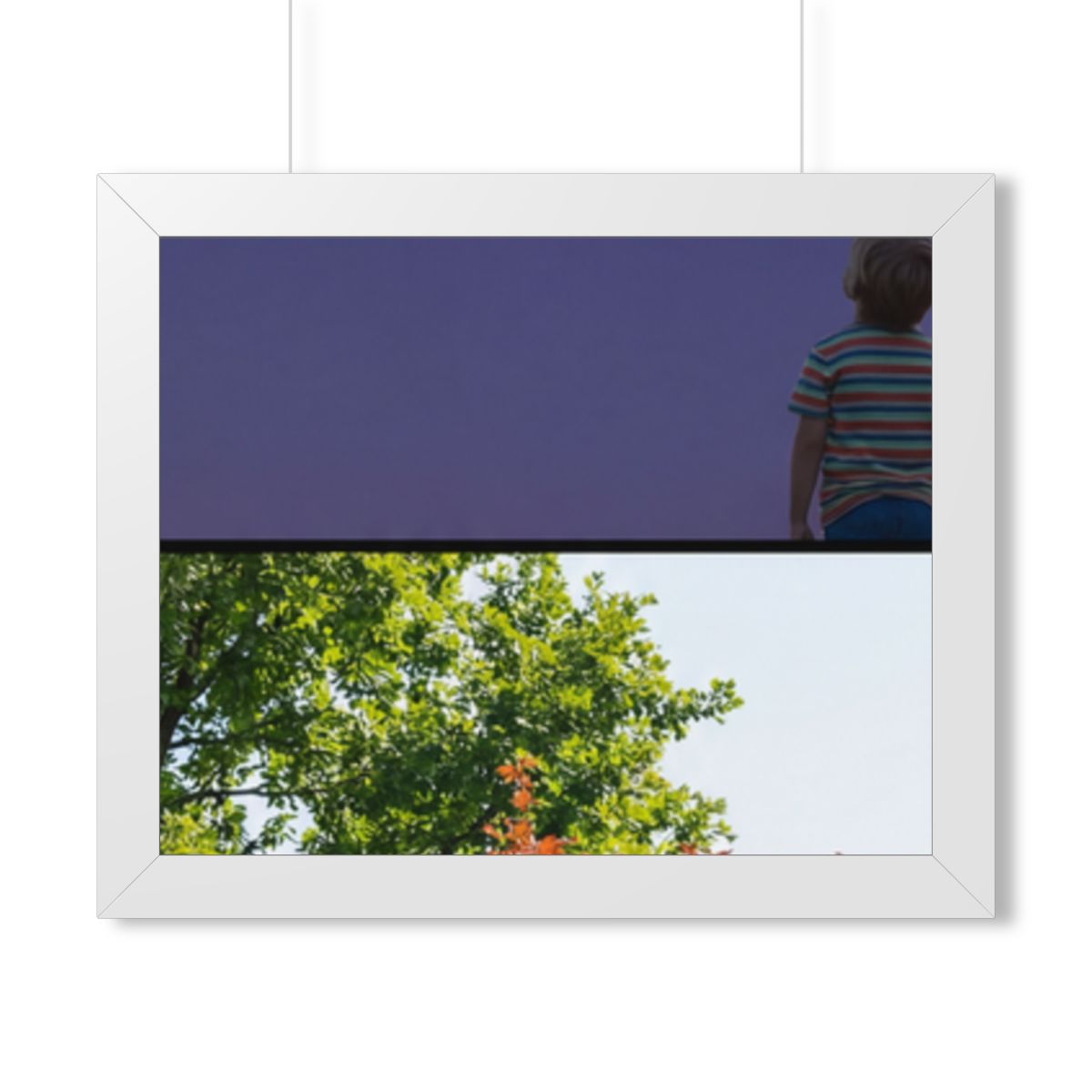 Framed Horizontal Poster - Stardust & Forest Discovery —......