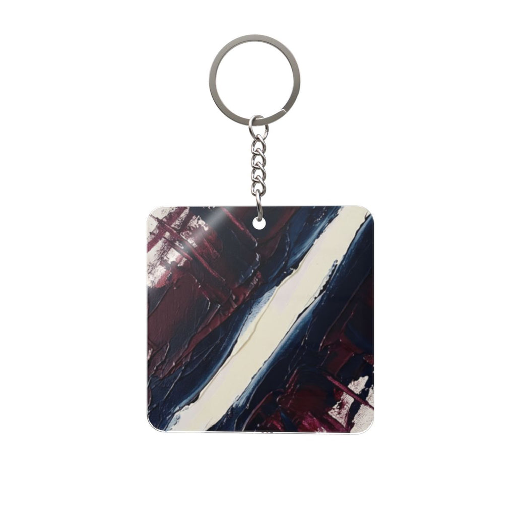 Square Keychain - Velvet Horizon | Echovira Gallery