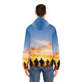 Men's Full-Zip Hoodie - Sunset Trail | Echovira Gallery