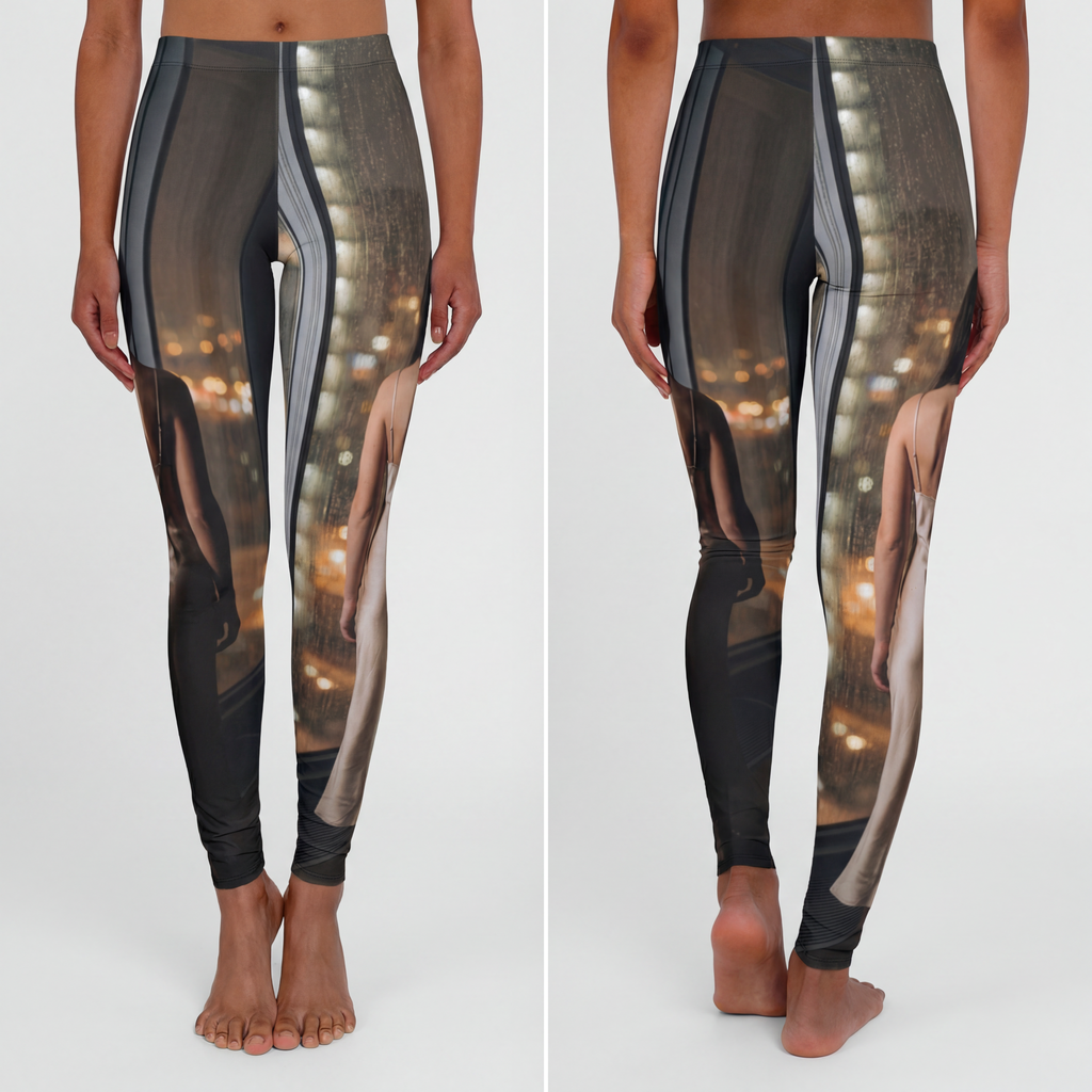 Casual Spandex Leggings - Night