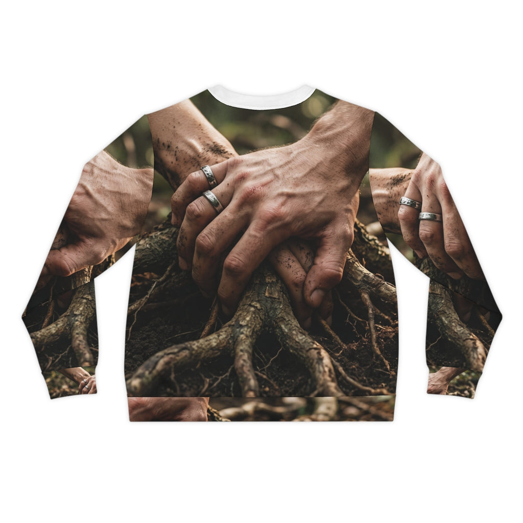 Men's Lightweight Sweatshirt Earth Roots Art