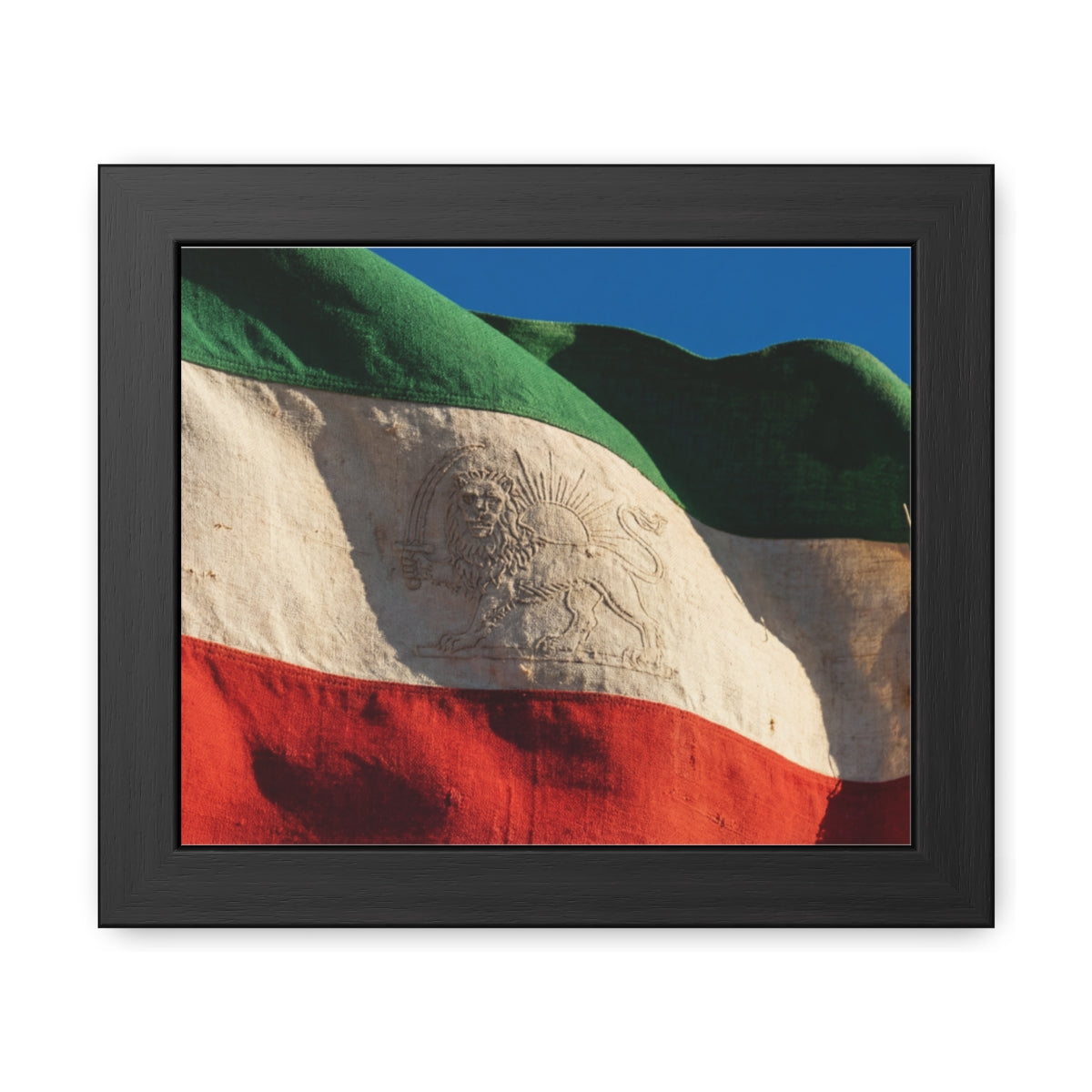 Framed Wall Art - Heritage Flag — Landscape