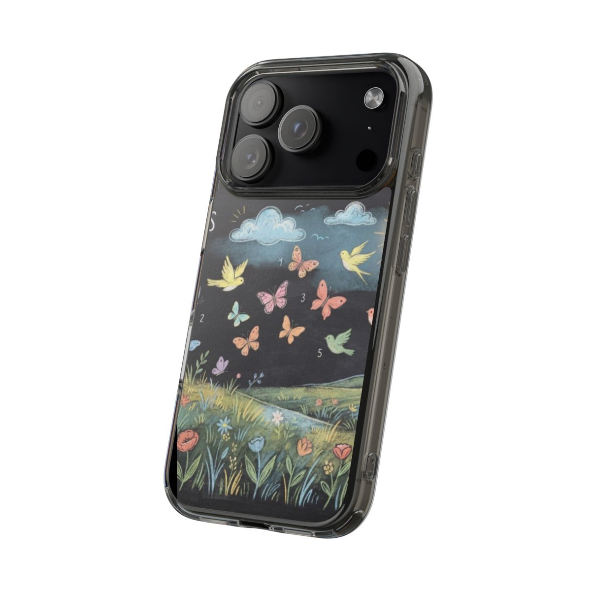 Clear Impact-Resistant Cases - Clear Phone Case - Meadow......
