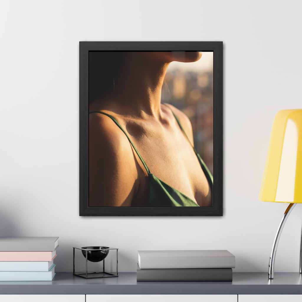 Framed Poster - Sunlit Muse Gallery Art