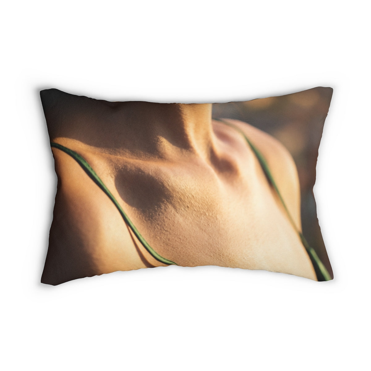 Lumbar Pillow - Cinematic Emerald Accent