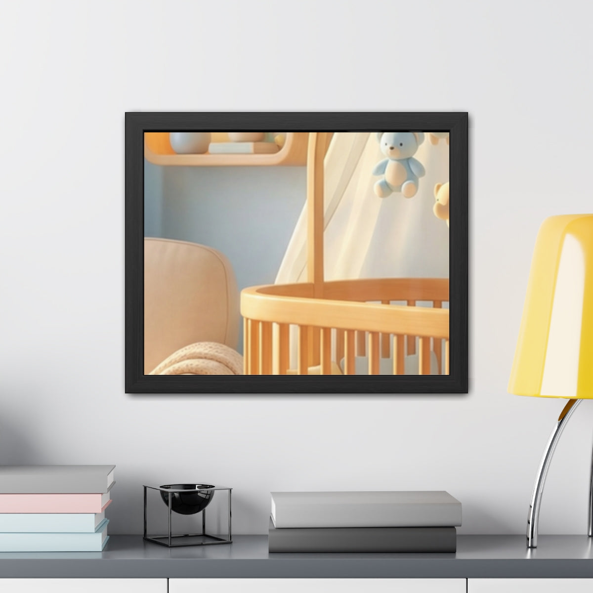 Framed Posters - Dreamy Serene Nursery Art — Landscape... |...