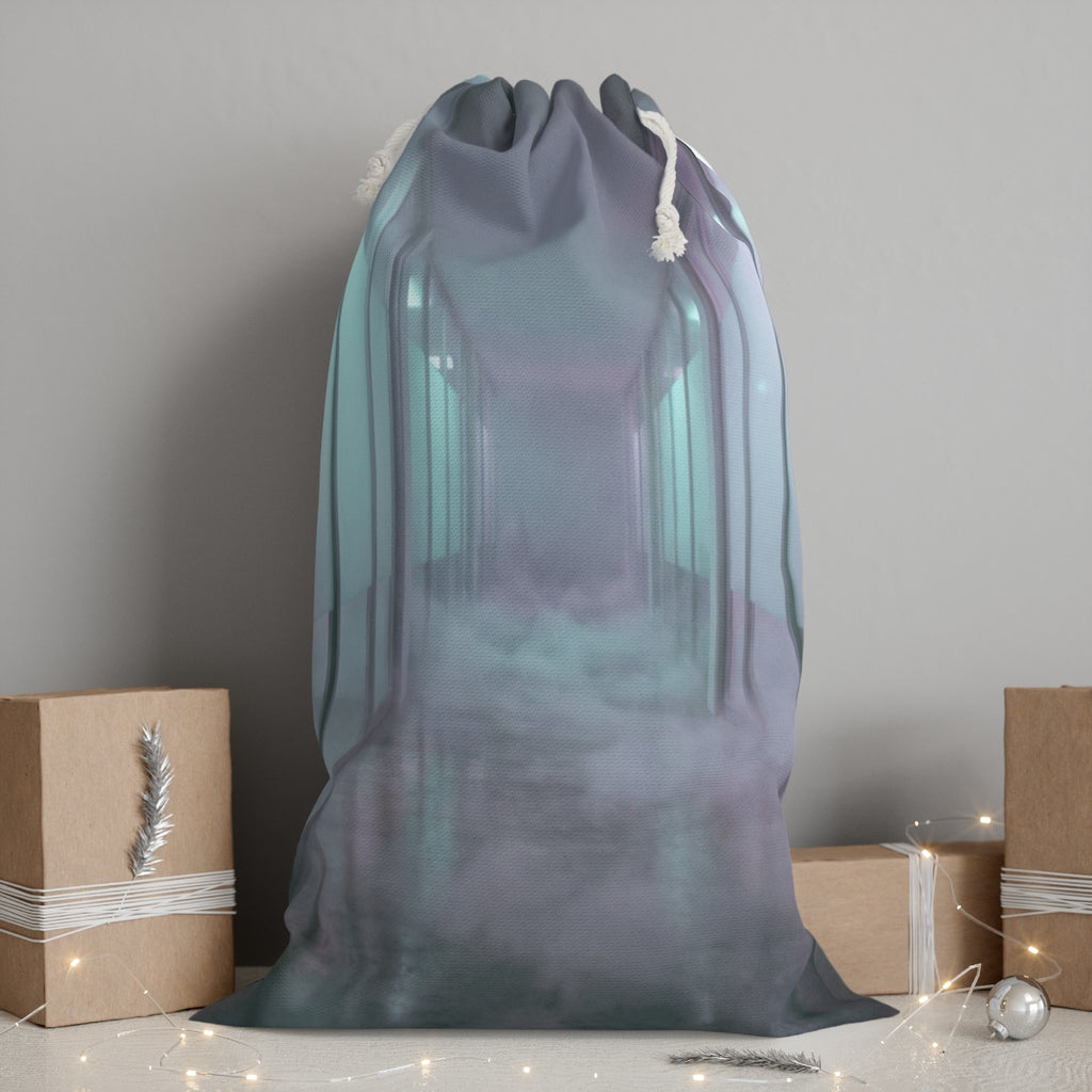 Sack - Liminal Corridor Fog Art Print | Echovira Gallery