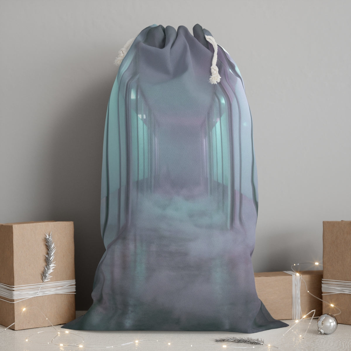 Sack - Liminal Corridor Fog Art Print | Echovira Gallery