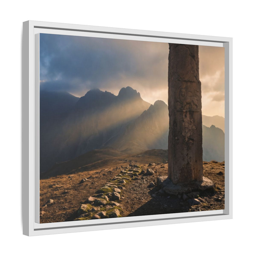 Framed Matte Canvas - Sun Peak