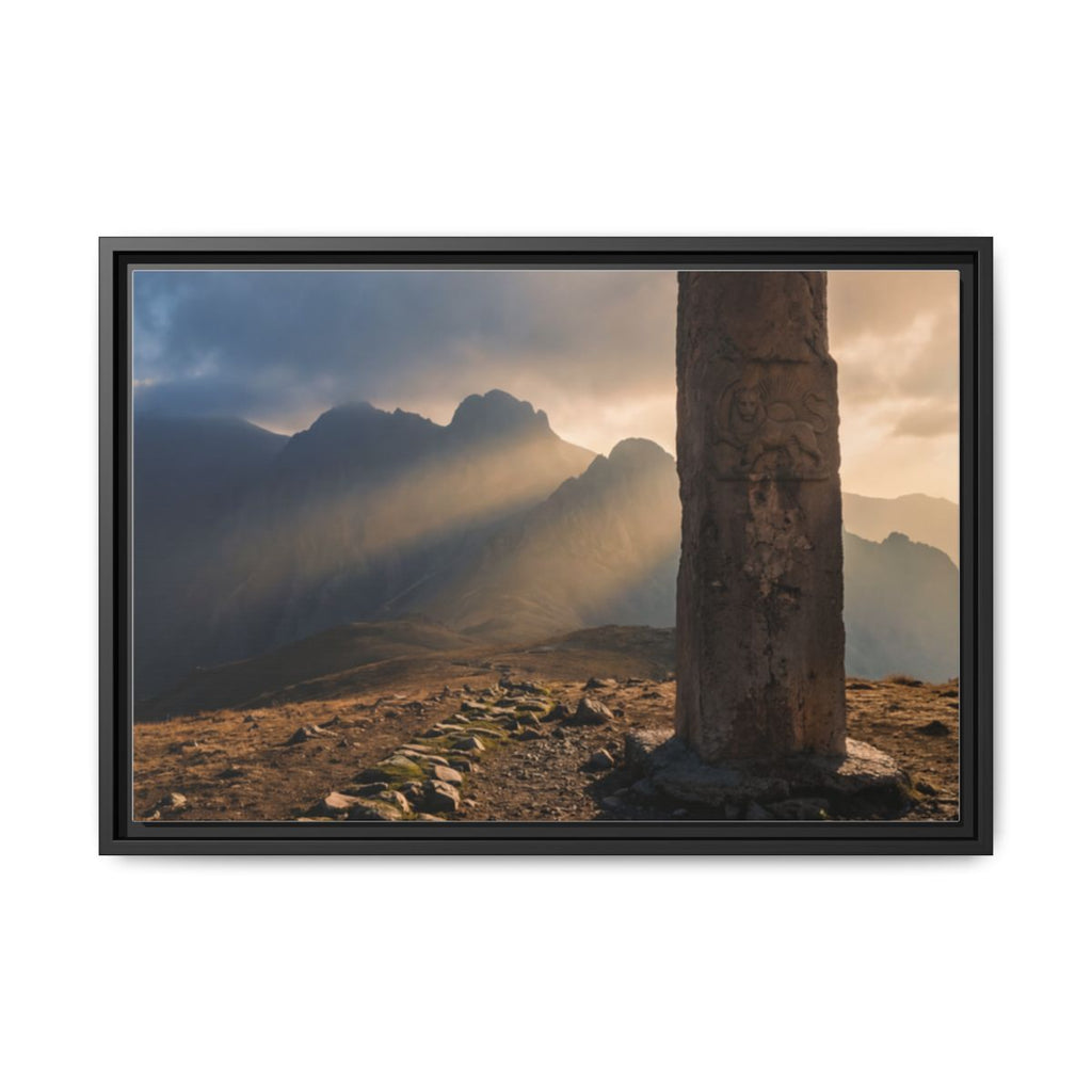 Framed Matte Canvas - Mystic Heritage — Black / 1.25"