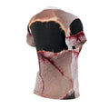 Women's Cut & Sew Tee - Crimson Veins | Echovira Gallery
