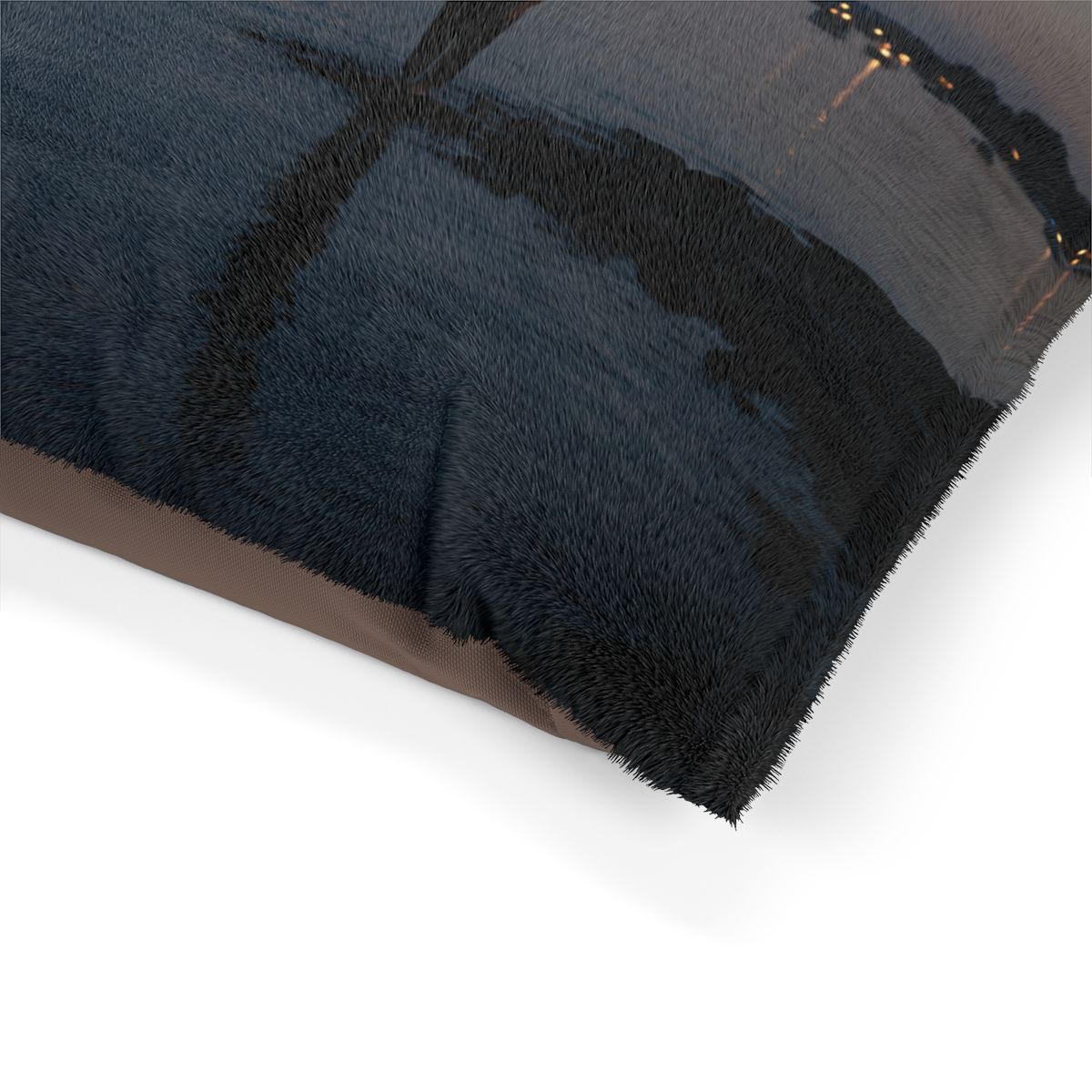 Pet Bed - Coastal Twilight Harbor | Echovira Gallery