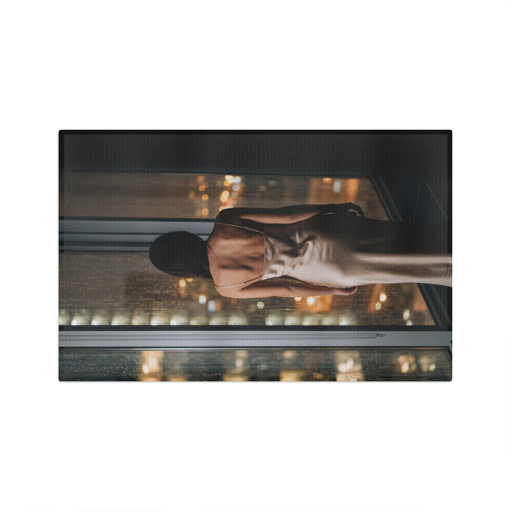Microfiber Tea Towel - Amber Bokeh Lights