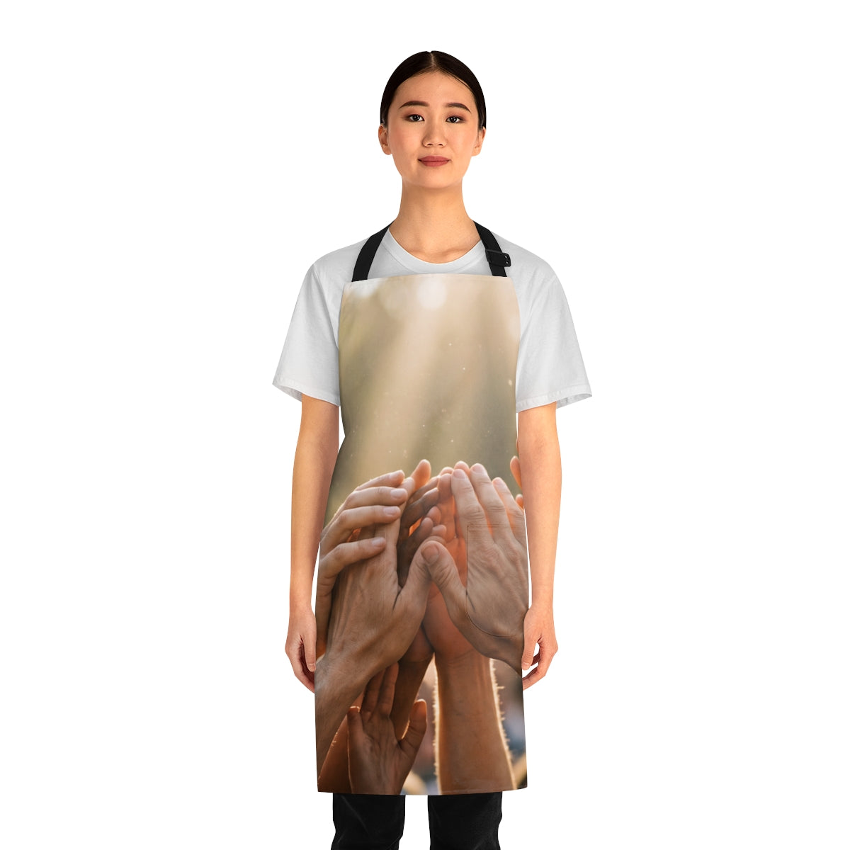 Apron - Golden Rays of Unity Wall Art | Echovira Gallery