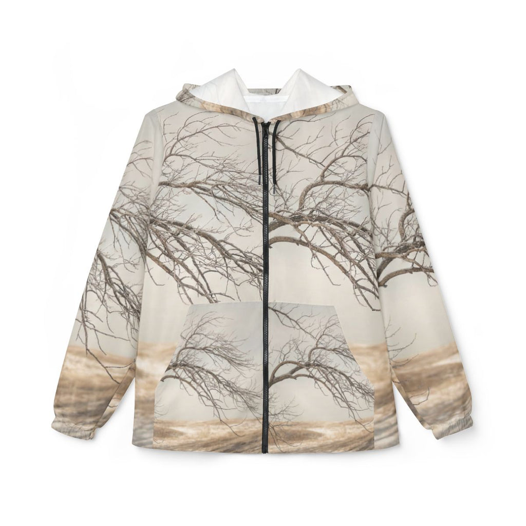Men's Unisex Windbreaker Jacket - Silent Branches Winter......