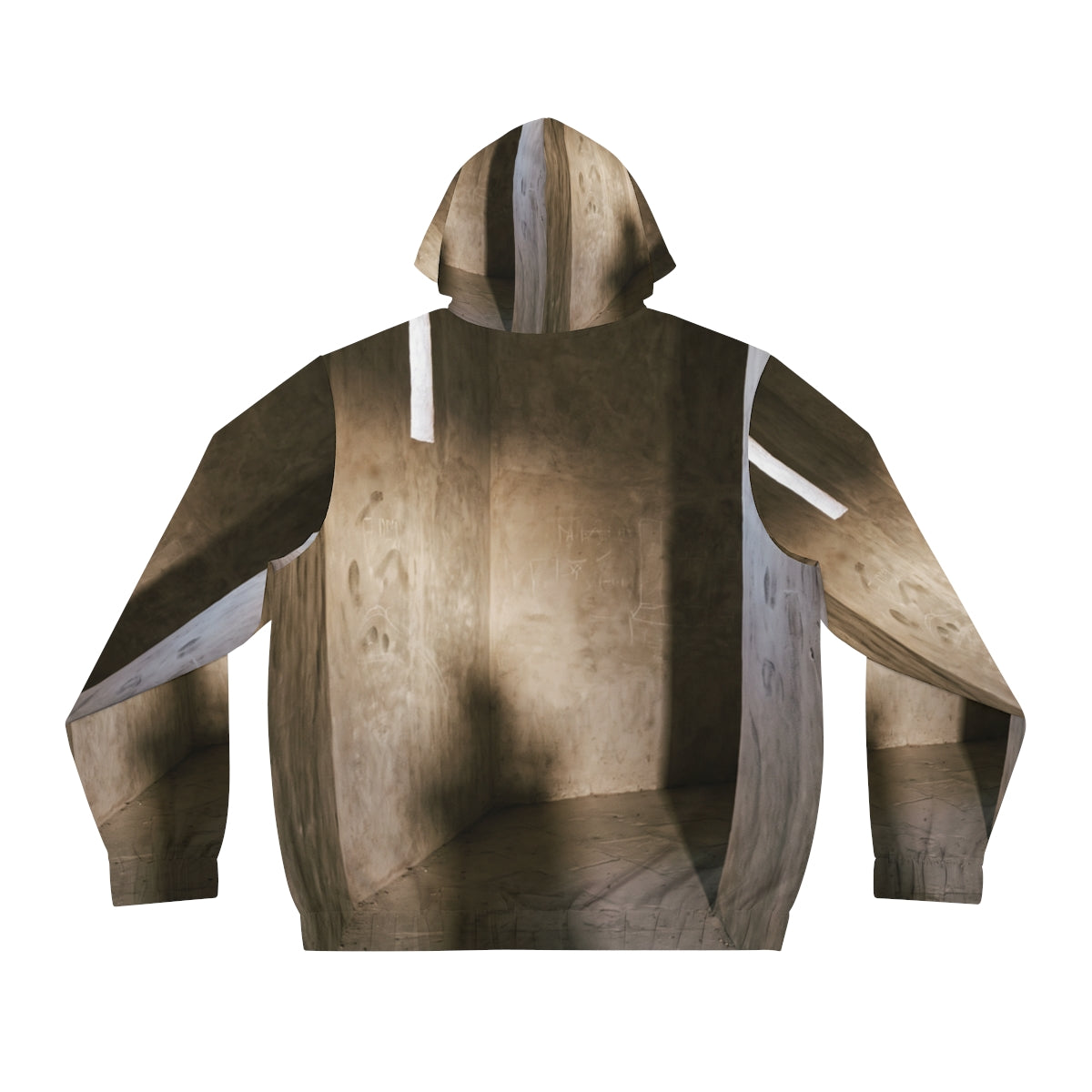 Men's Full-Zip Hoodie - Shadows of the Citadel moody... |...