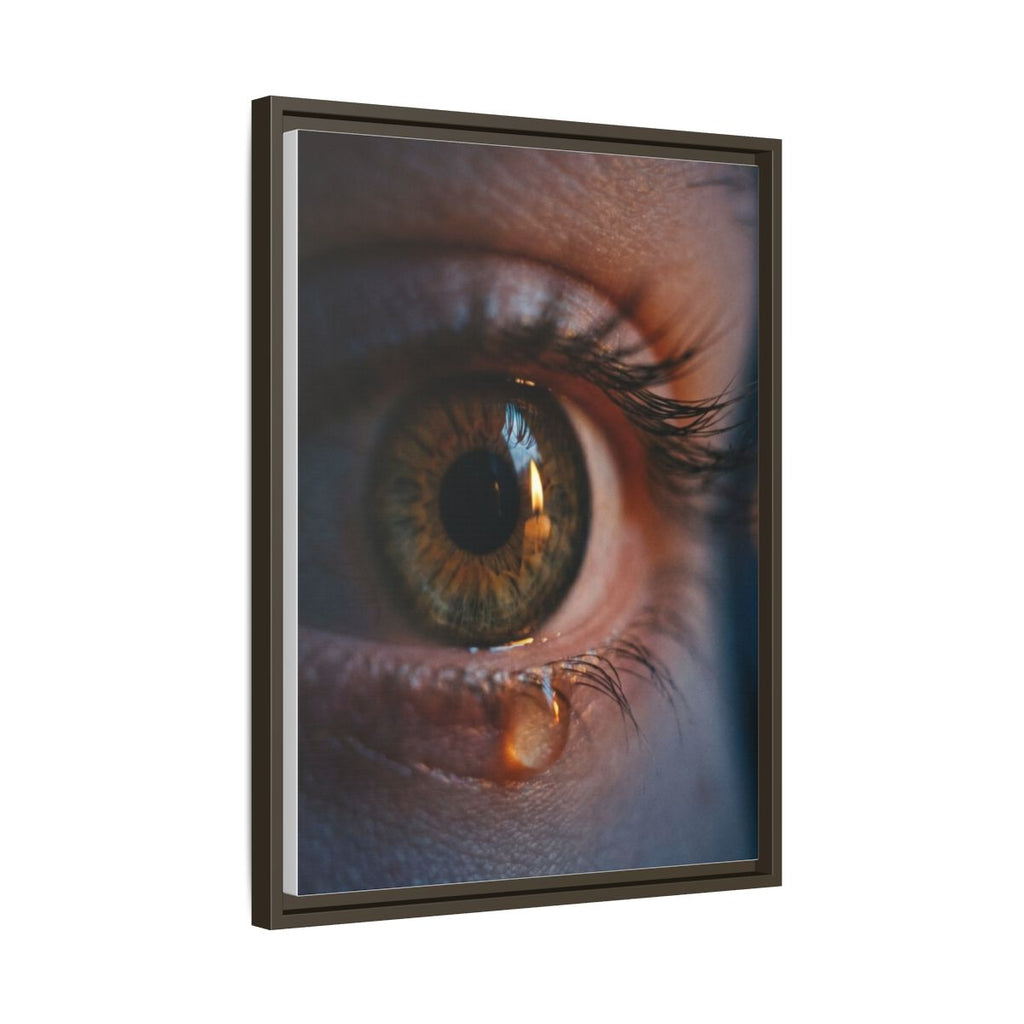 Matte Canvas, Framed - Luminous Tear
