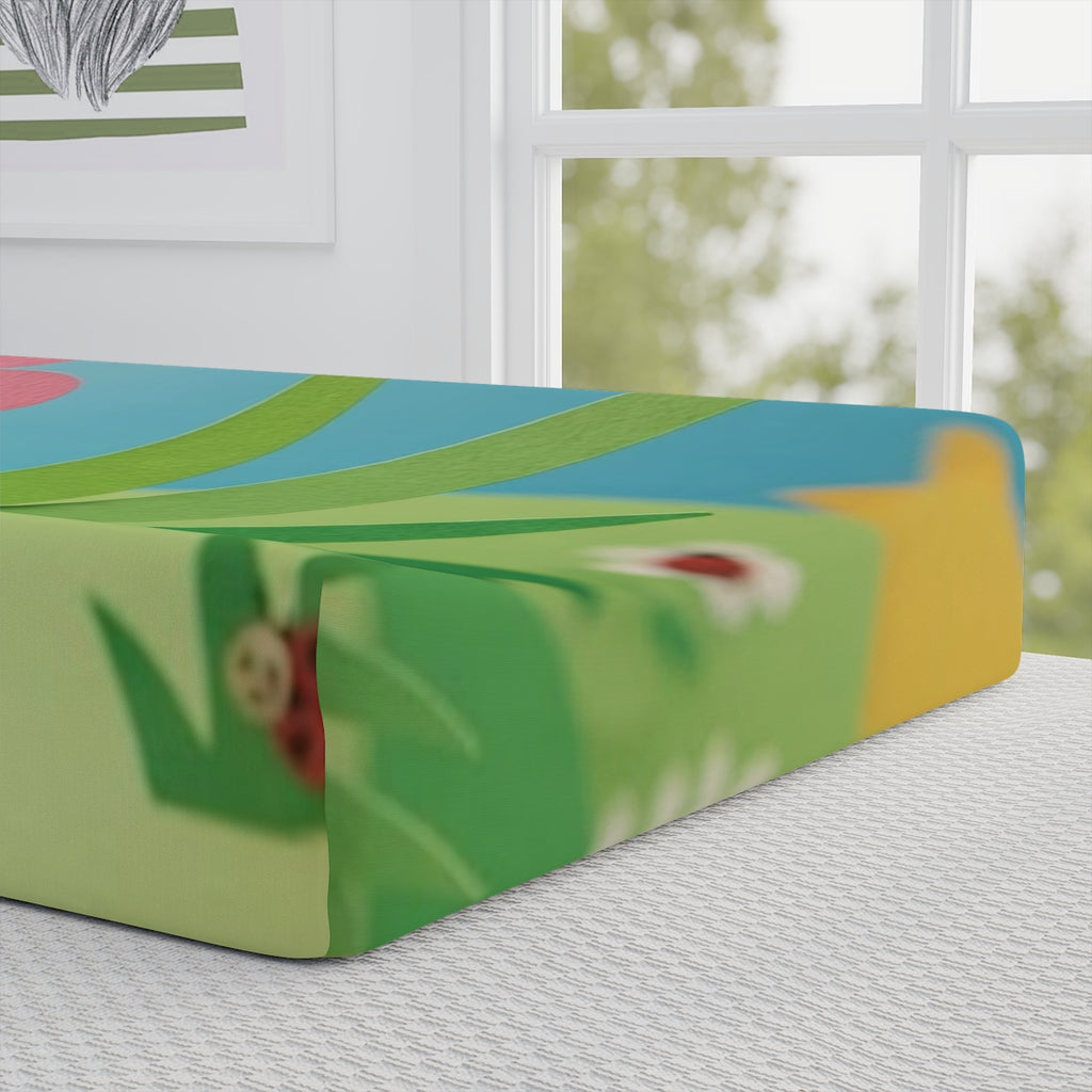 Baby Changing Pad Cover - Sunny Meadow | Echovira Gallery