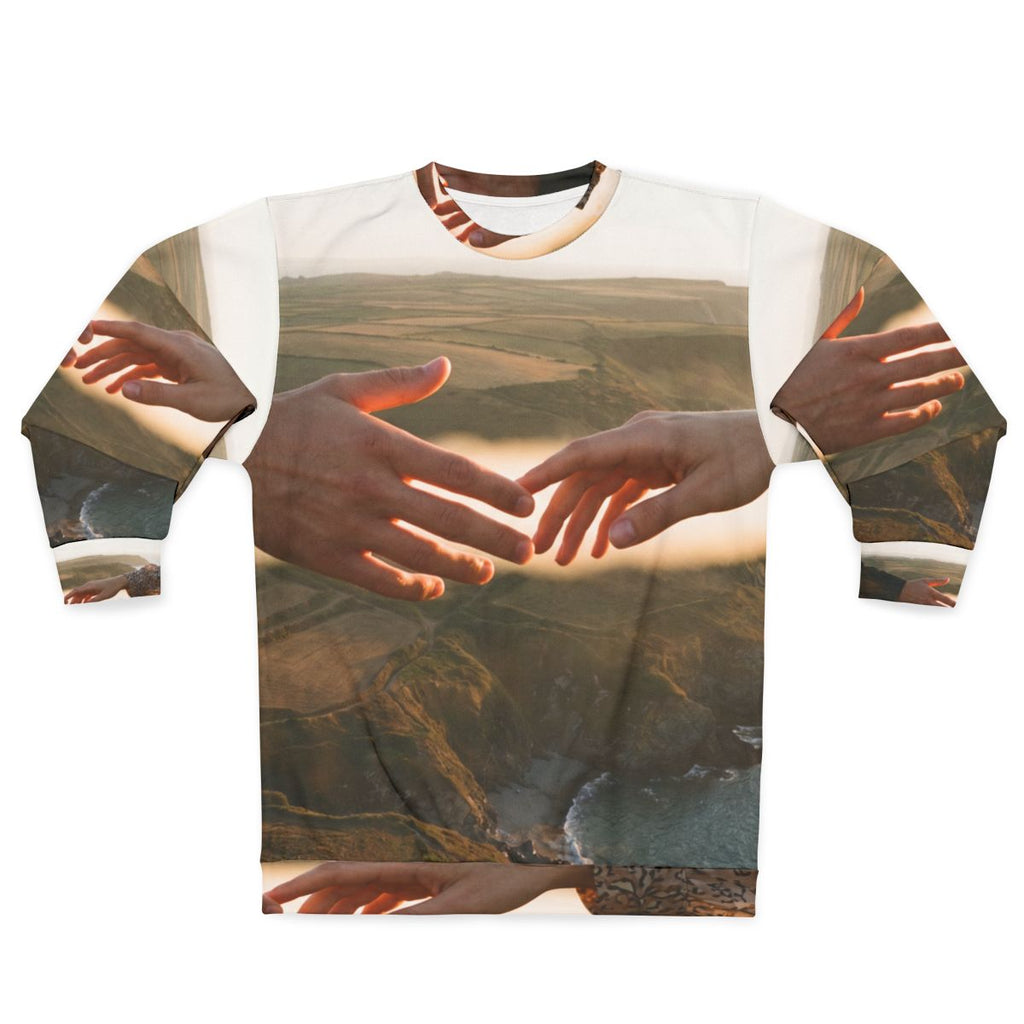Men's Unisex Sweatshirt - The Infinite Touch | Ethereal... |...