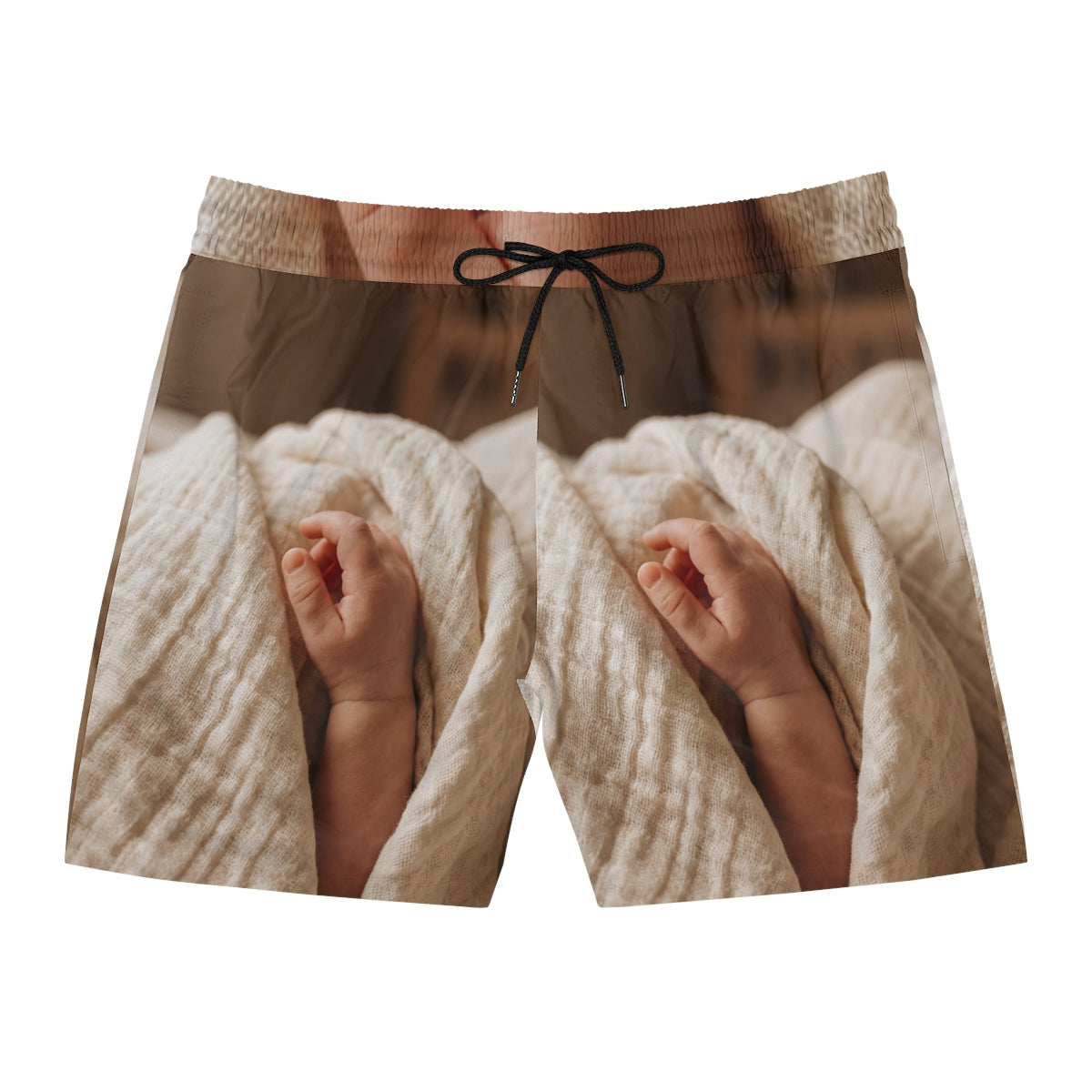 Men's Swim Shorts - Warm Sand Aesthetic