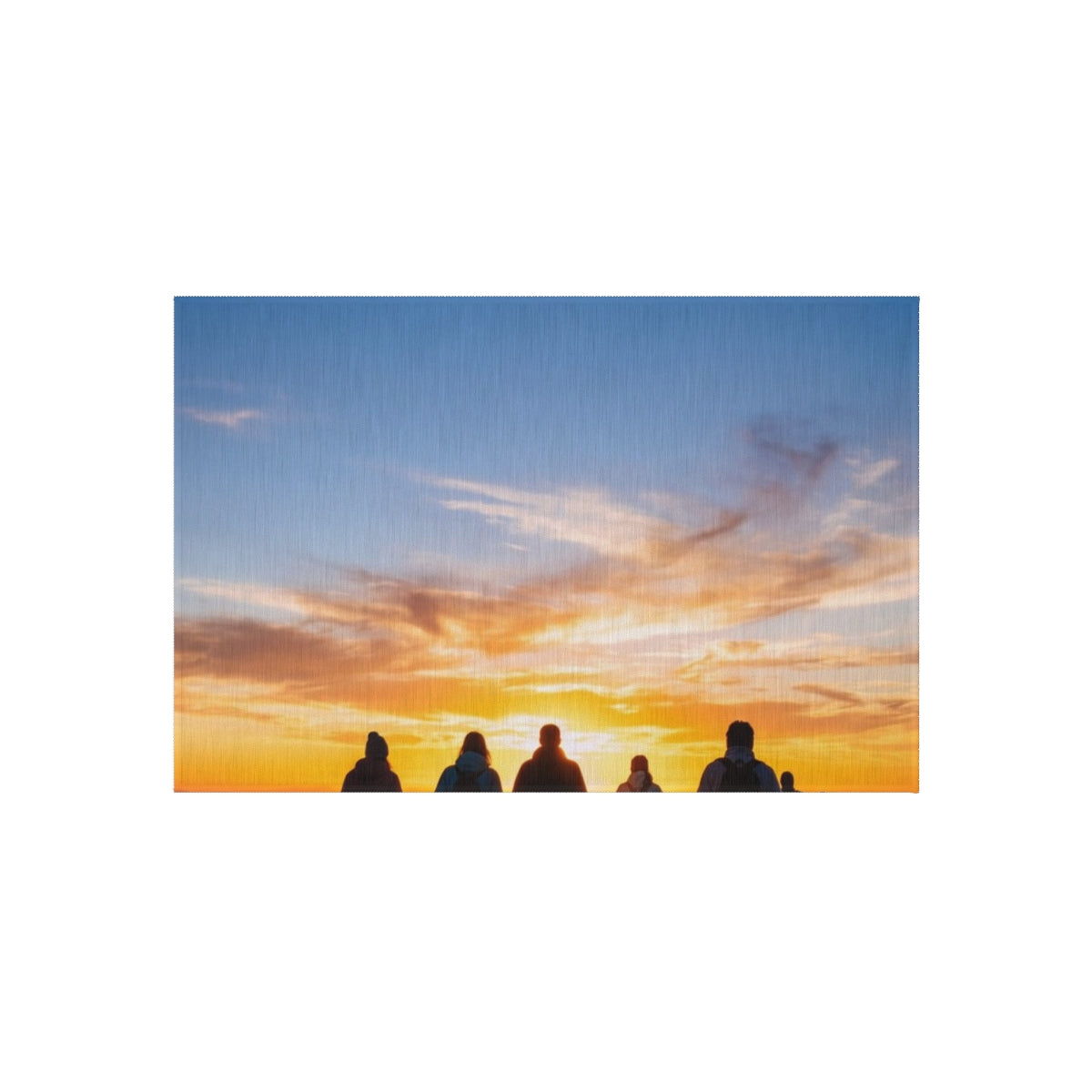 Outdoor Rug - Golden Hour Horizon | Echovira Gallery