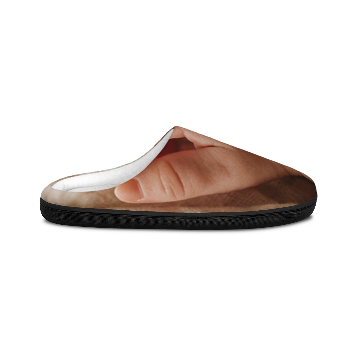 Women's Indoor Slippers - Tender Newborn Hand in Soft Muslin...