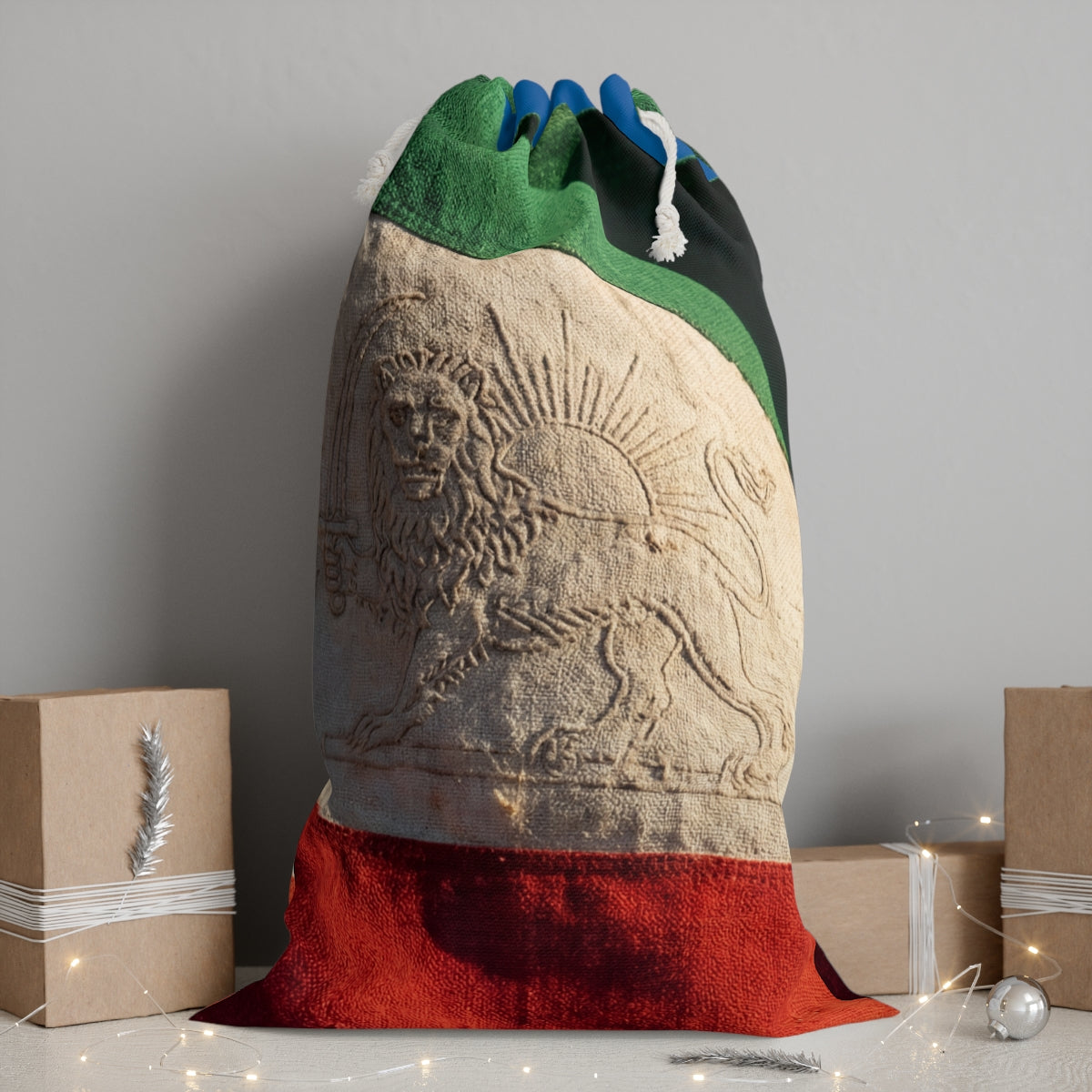 Sack - Vintage Persian Lion and Sun Flag Art | Echovira...