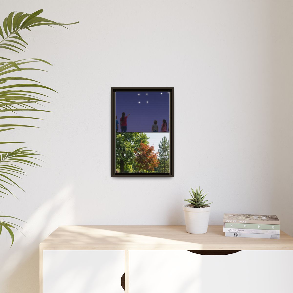 Matte Canvas, Framed - Stardust & Forest Discovery —... |...