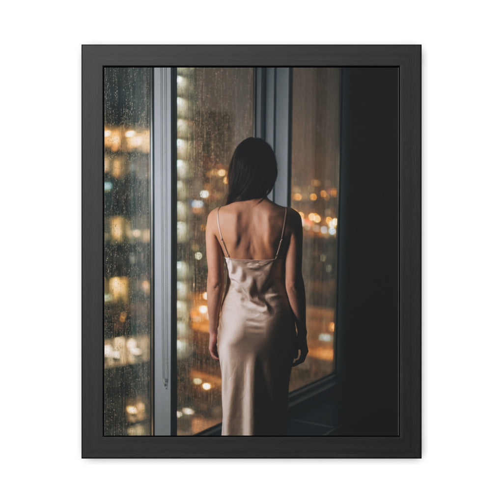 Framed Posters - Urban Solitude — Portrait