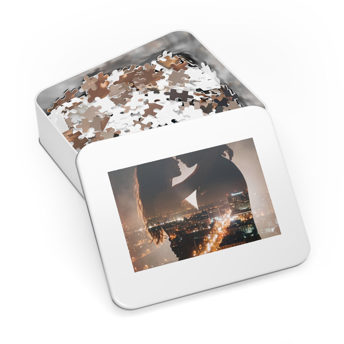 Jigsaw Puzzle with Tin - Midnight Lovers Journey (30, 110......