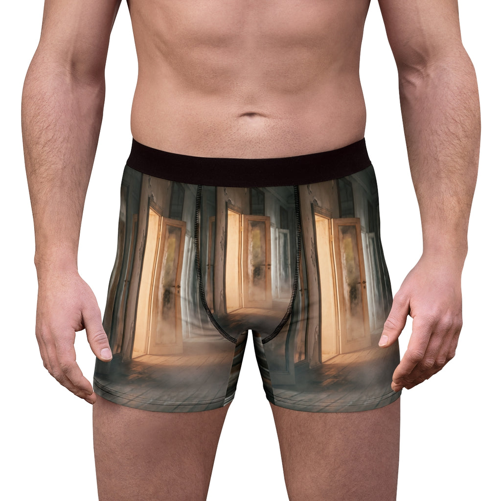 Men's Boxer Briefs - Liminal Corridor | Echovira Gallery