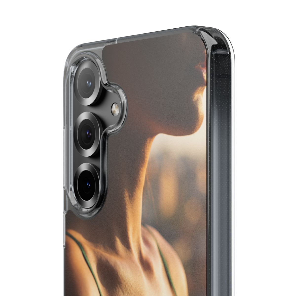 Clear Impact-Resistant Cases - Clear Phone Case - Emerald...