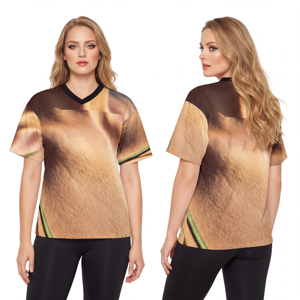 Golden Hour Football Jersey - Emerald Sunset play | Echovira...