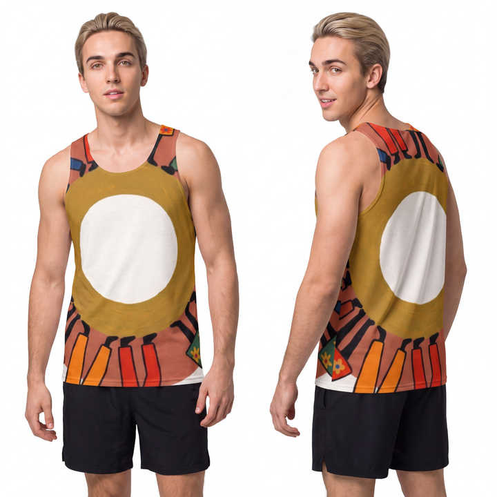 Men's Tank Top - Unity Mandala Folk Art