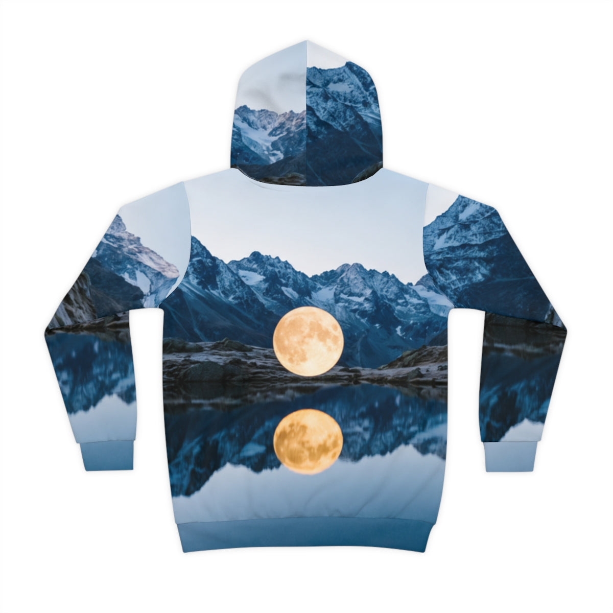 Children's Alpine Moon Landscape Hoodie