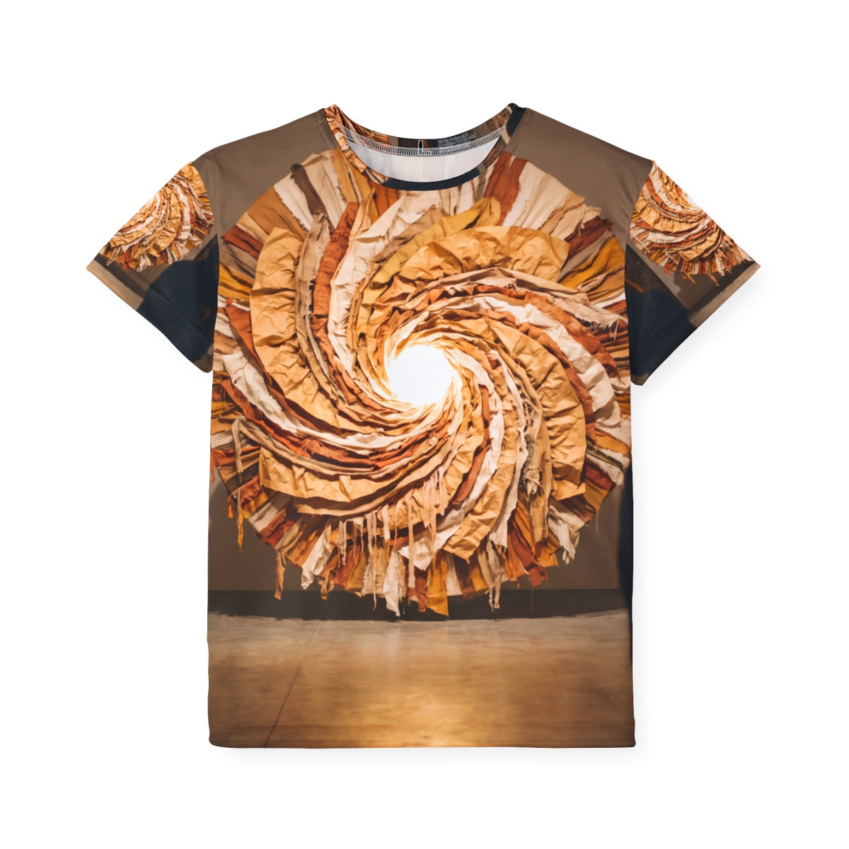 Kids Sports Jersey with Abstract Solar Mandala