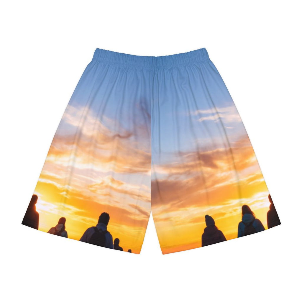Men's Sports Shorts - Sunset Trek