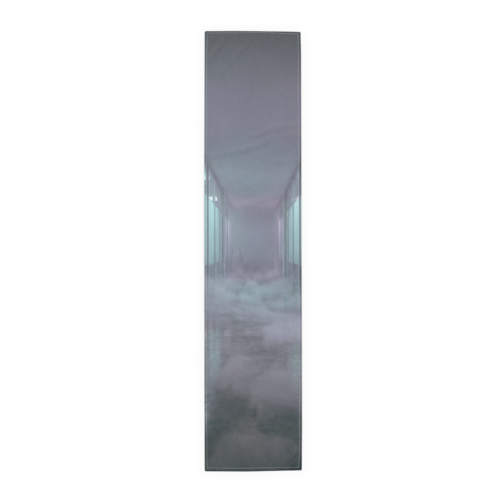 Table Runner - Liminal Fog | Echovira Gallery